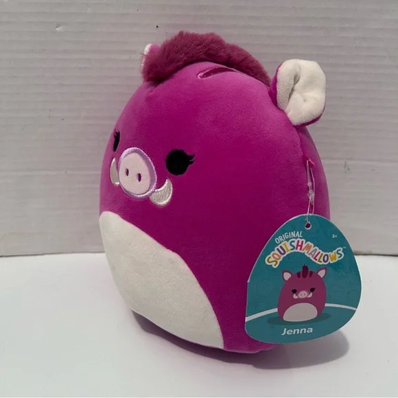 Squishmallows JENNA the warthog 7.5” - Picture 5 of 8